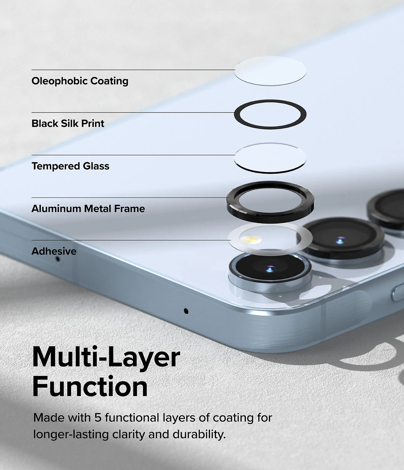 Galaxy A55 / A35 | Camera Lens Frame Glass