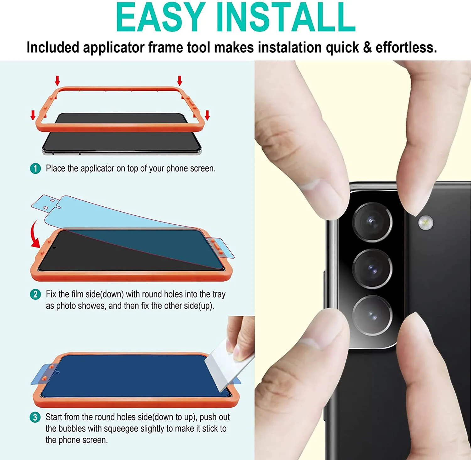 Galaxy S22 Plus Screen Protector Camera Lens Samsung Protector