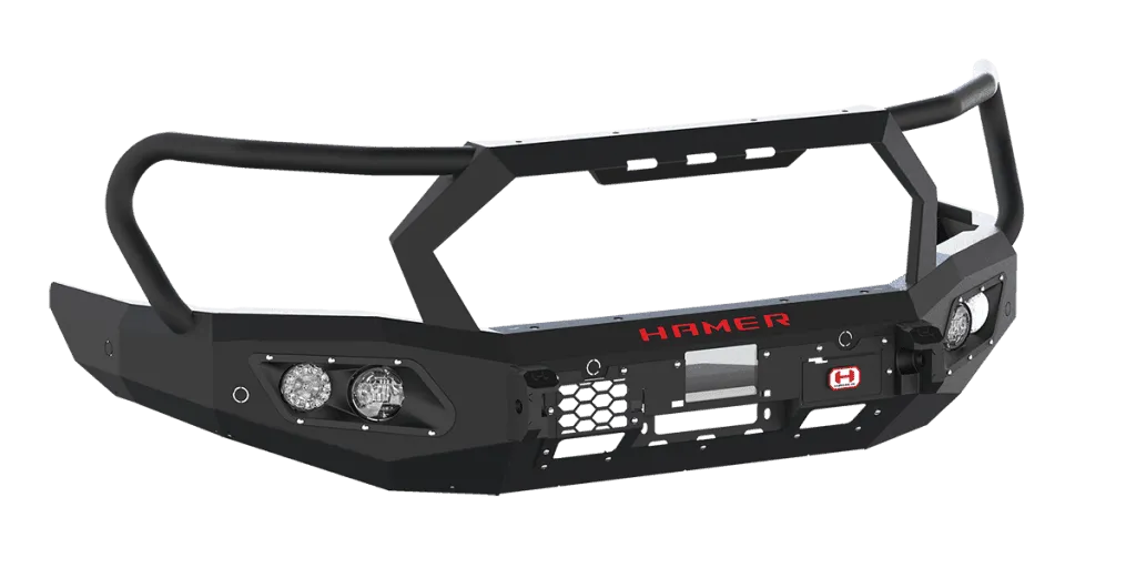 Hamer AM106-PT King Series Plus Winch Bar for Toyota Prado 150 2014-2017