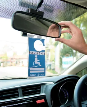 Handicapped Parking Placard Holder
