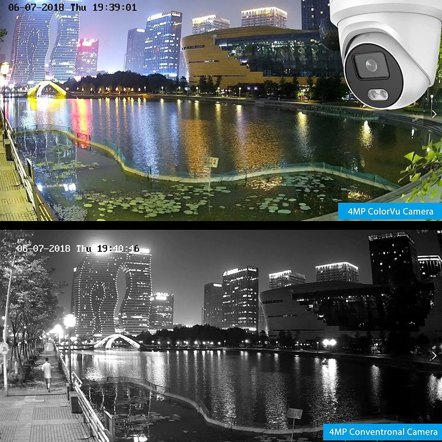 HIK 4MP COLORVU DOME 2.8MM DS-2CD2347G2-LU