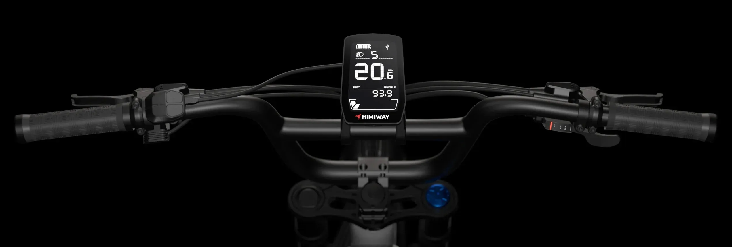 HIMIWAY C5 Ultra 750 w Step Over Ebike 20x4 Fat Electric e-Moto Style eBike