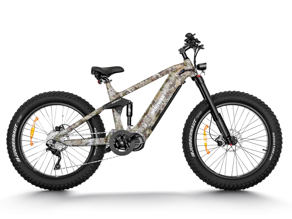 HIMIWAY Cobra PRO 1000 w Step Over Ebike 26x4.8 Fat Electric Fat Tire Mountain eBike