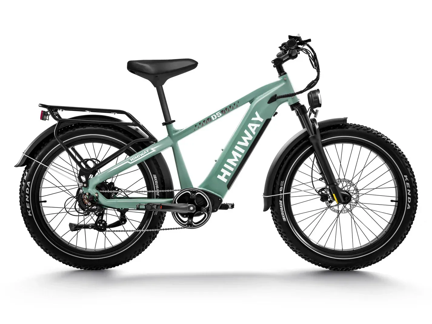HIMIWAY Zebra  750 w Step Over Ebike 26x4 Fat Electric Fat Tire Mountain eBike