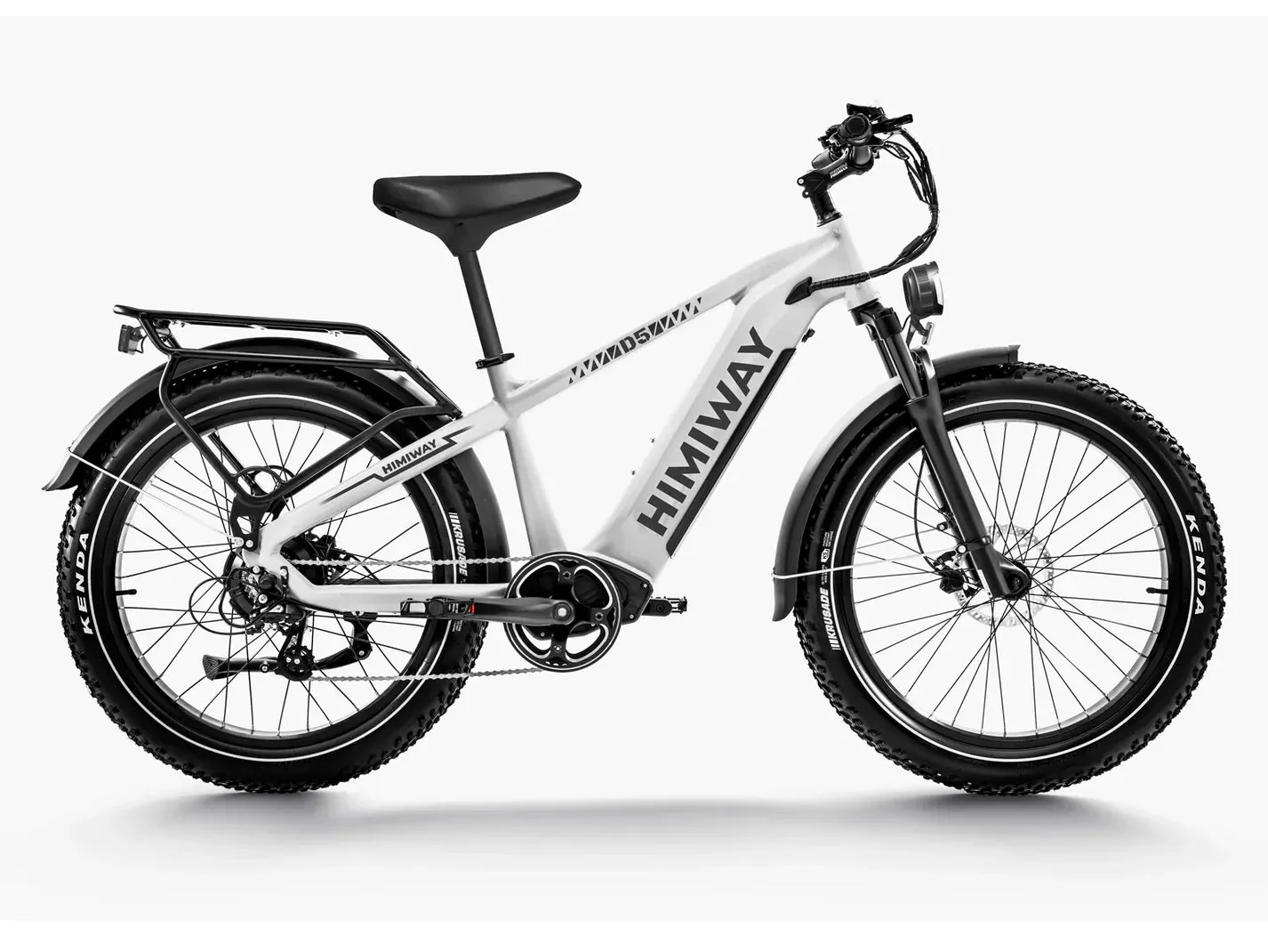 HIMIWAY Zebra  750 w Step Over Ebike 26x4 Fat Electric Fat Tire Mountain eBike