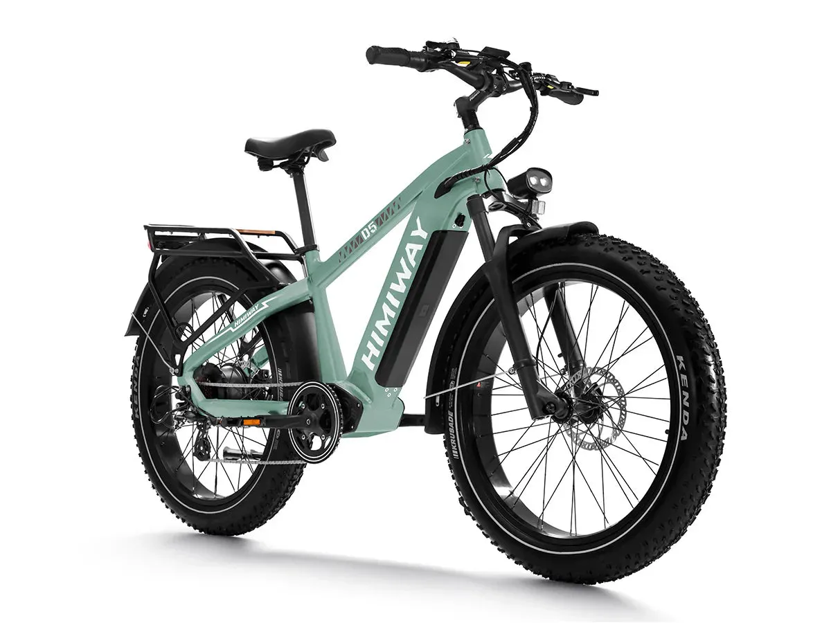 HIMIWAY Zebra  750 w Step Over Ebike 26x4 Fat Electric Fat Tire Mountain eBike