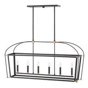 Hinkley 4054BK Chandelier Selby Black