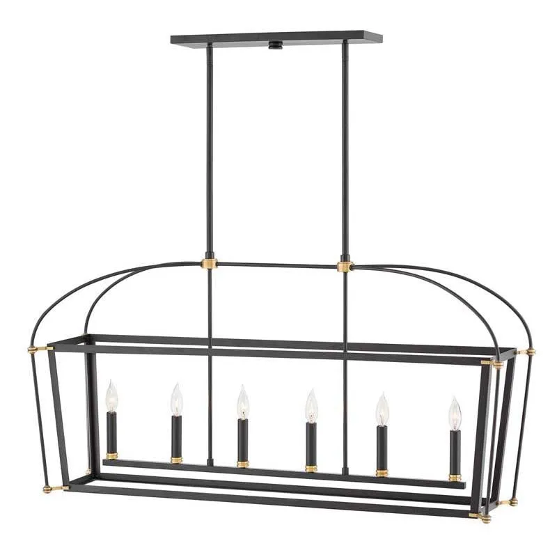 Hinkley 4054BK Chandelier Selby Black