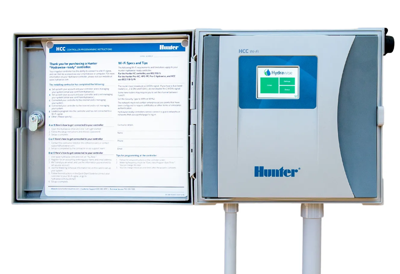 Hunter HCC Hydrawise 8 Station Modular WIFI Irrigation Controller and Modules (Expandable to 54 Stations)