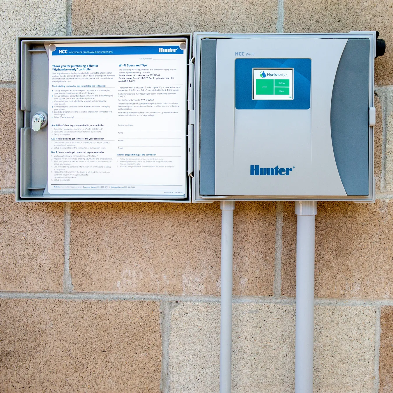 Hunter HCC Hydrawise 8 Station Modular WIFI Irrigation Controller and Modules (Expandable to 54 Stations)