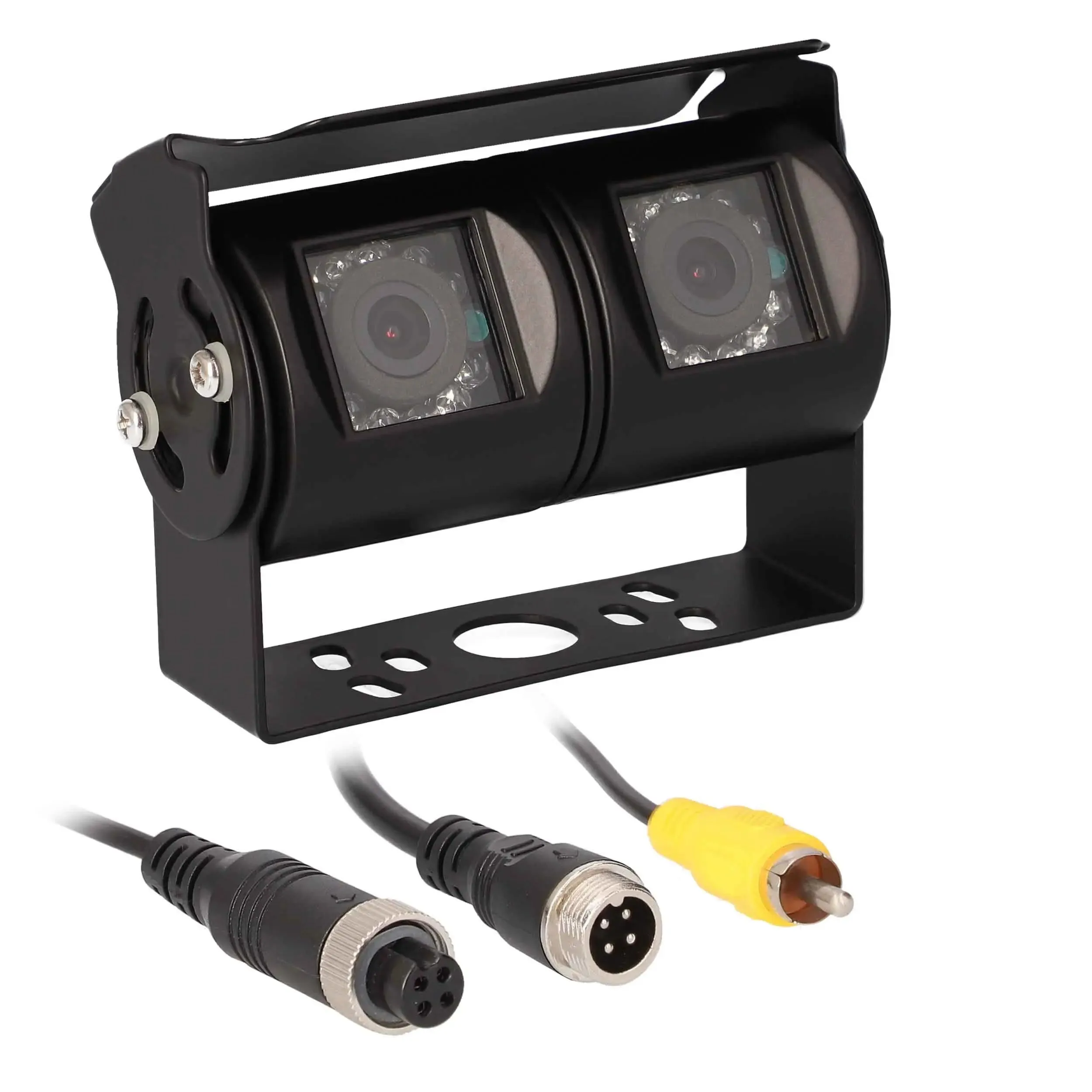 iBeam TE-CCDL1 Adjustable 12 IR LED Universal Dual-View Commercial Camera