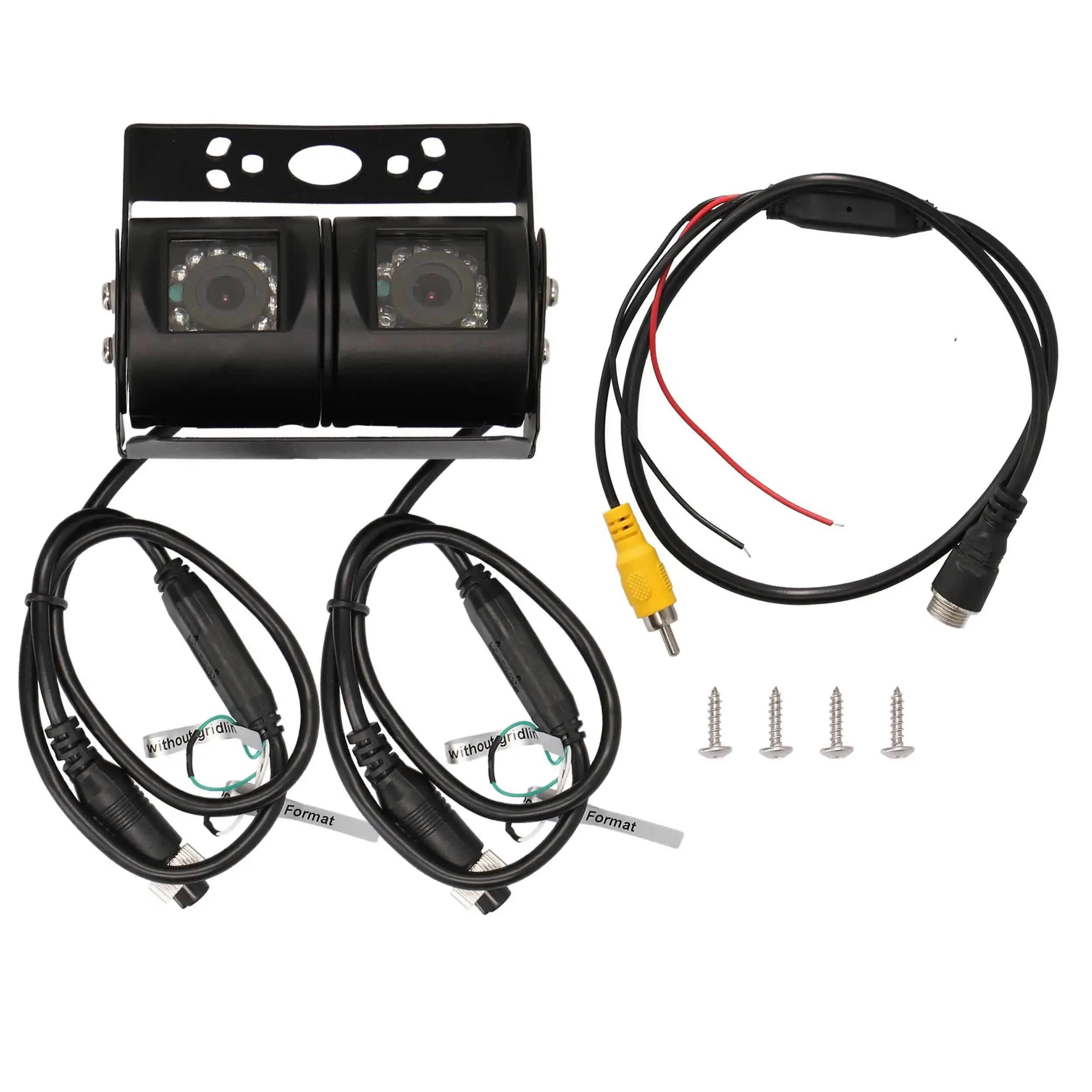 iBeam TE-CCDL1 Adjustable 12 IR LED Universal Dual-View Commercial Camera