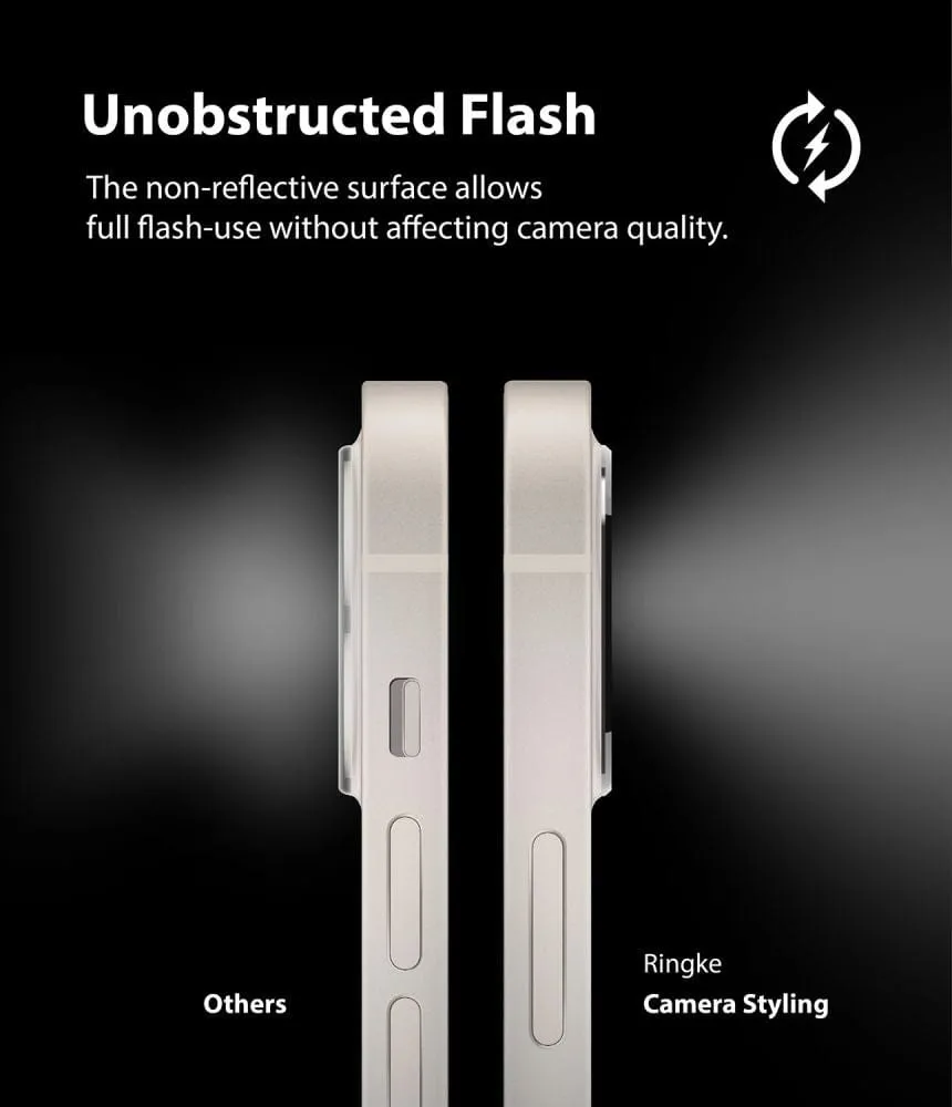 iPhone 12 Camera Styling Silver Color Ringke
