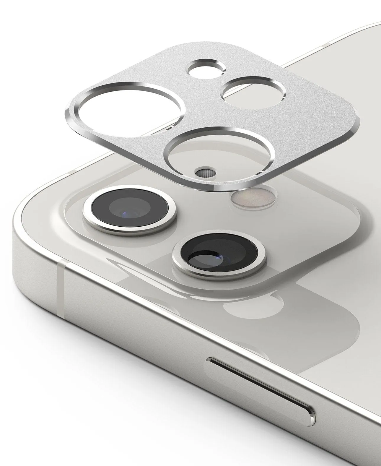 iPhone 12 Camera Styling Silver Color Ringke