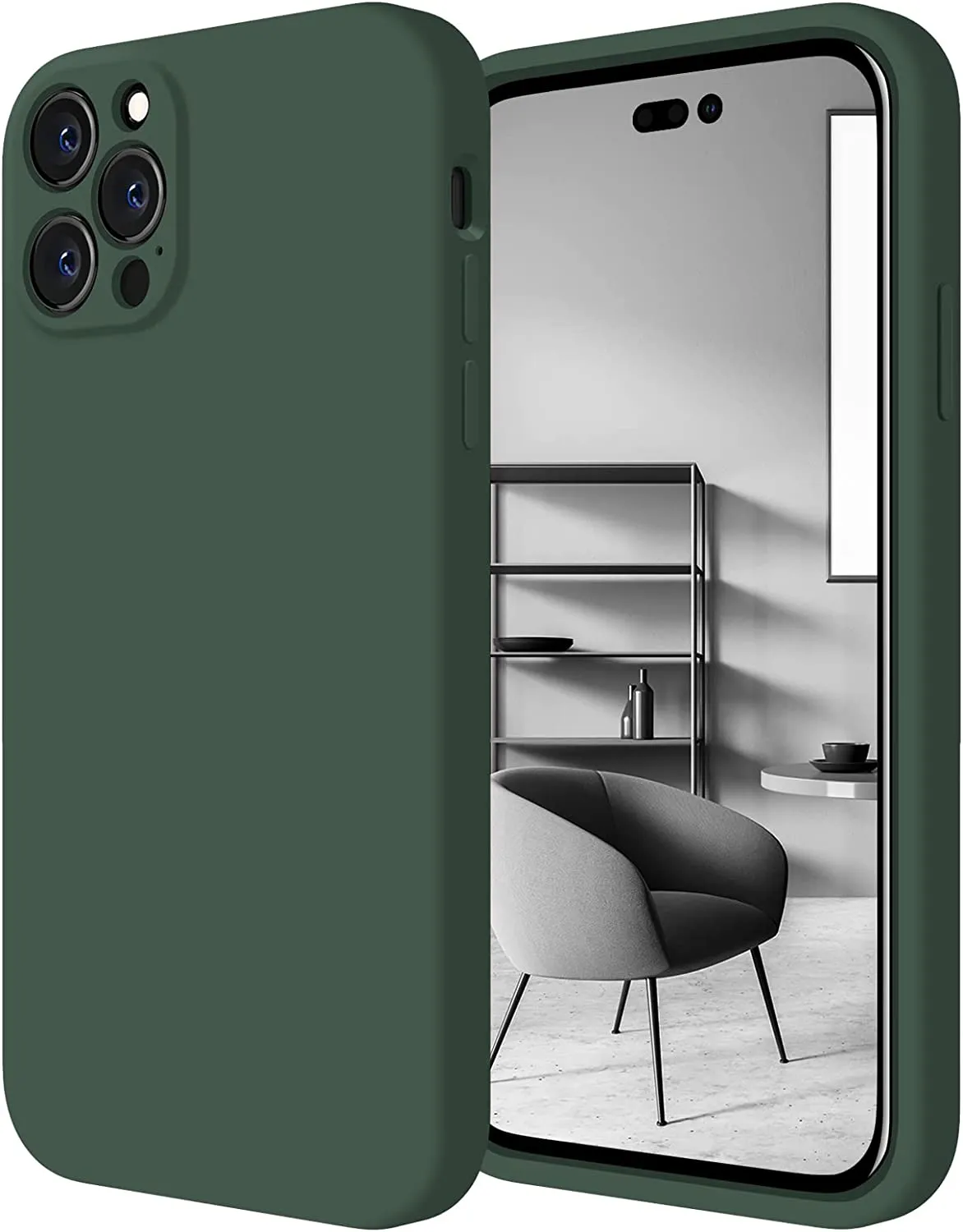iPhone 14 Pro Case, Silicone Upgraded Camera Protection Phone Case