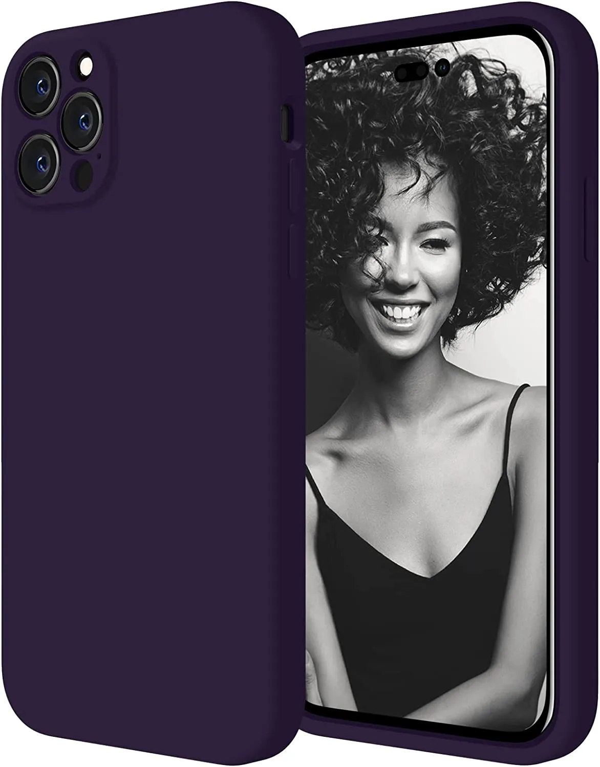 iPhone 14 Pro Case, Silicone Upgraded Camera Protection Phone Case