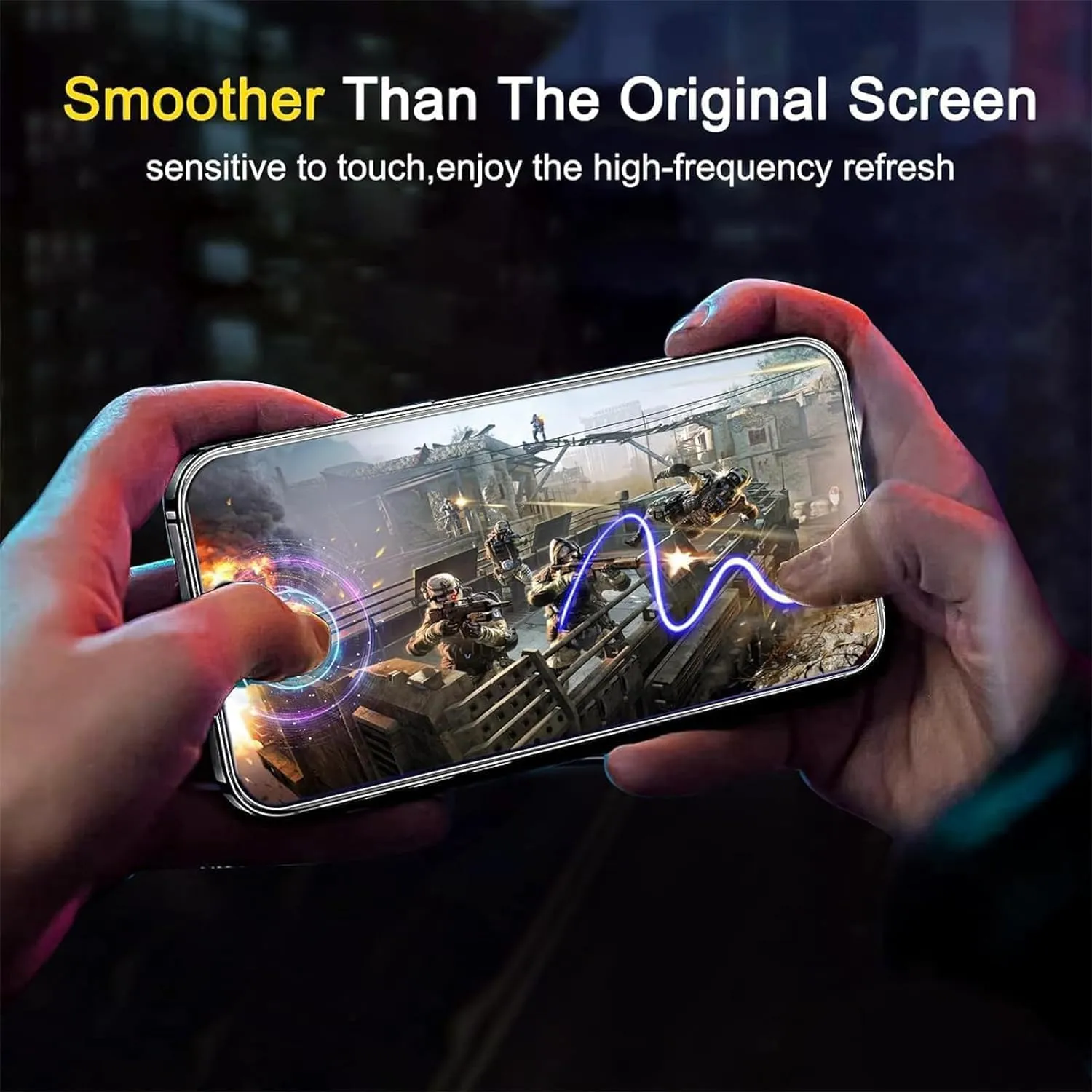 iPhone 16 Pro Max Screen Protector Tempered Glass - 4 Pack