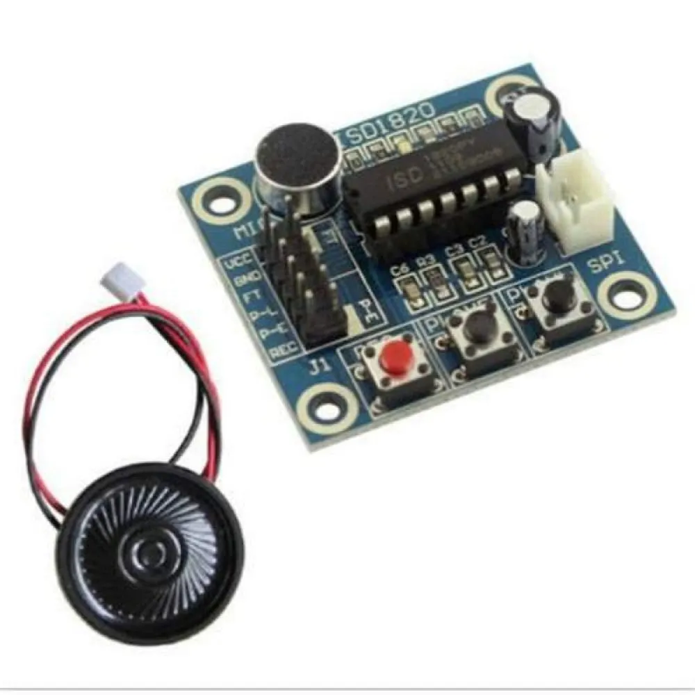 ISD1820 Recording Module Voice Board With On Board Mic and Loud Speaker