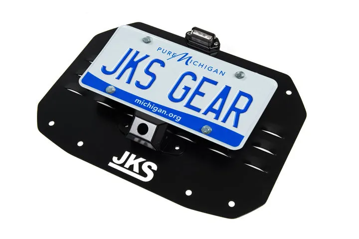 JKS Tailgate Vent Cover Jeep Wrangler JL [Hi-Mount w/ License Plate & Camera Mount] JKS8215