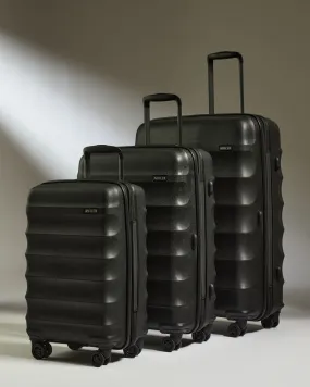 Juno Expandable Carry-on Luggage Set in Black