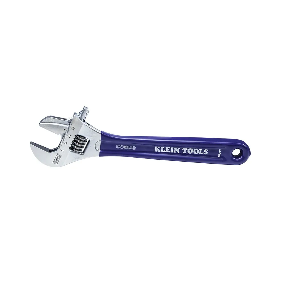 Klein D86930 Reversible Jaw/Adjustable Pipe Wrench, 10"