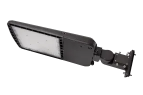 LED Area/Parking Lot Light, 43,360 Lumen Max, Wattage & CCT Selectable, Type II, III, IV, or V Optics, 120-277V