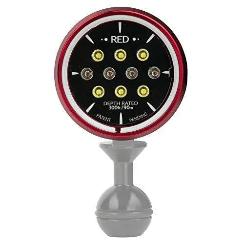 Light & Motion Sola Photo with 1200 lm Focus Light, Red