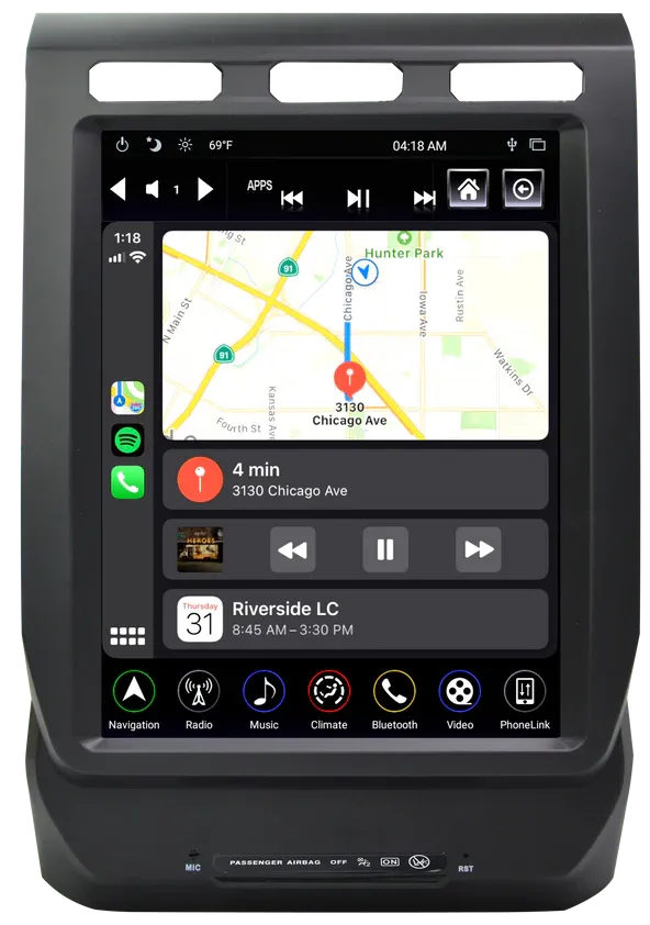 LinksWell TS-FDED12-1RR-5S - GEN V T-Style Ford Expedition 12.1" Radio/Tablet