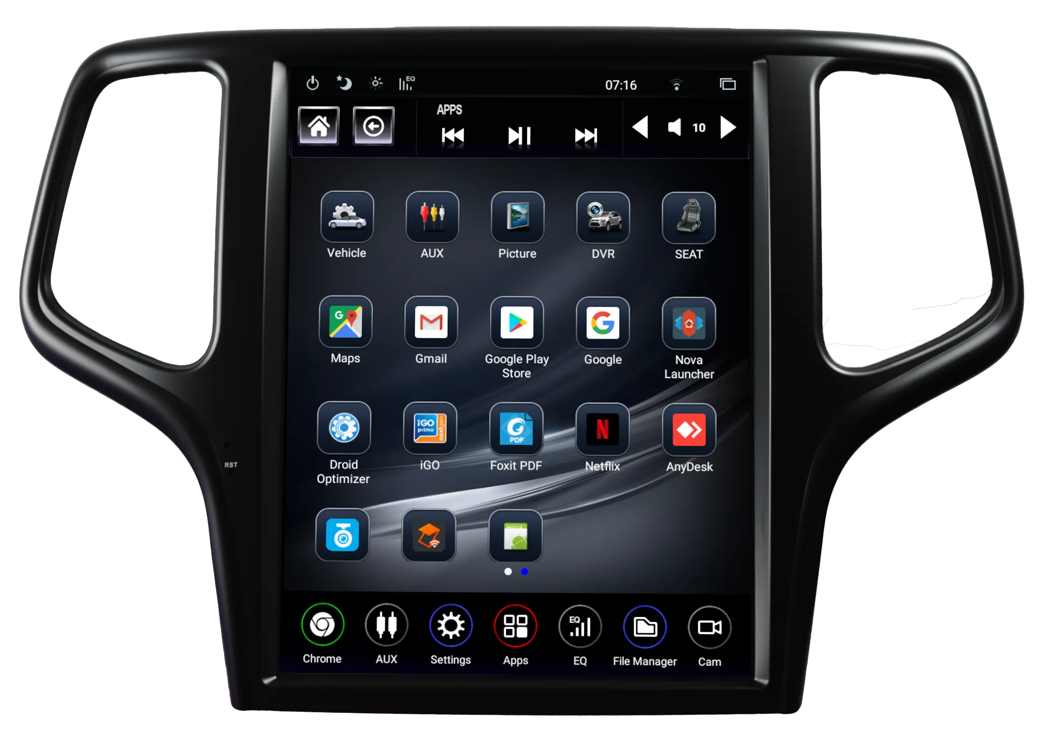 LinksWell TS-JPGC12-1RR-5S - 2014-2021 JEEP GRAND CHEROKEE GENERATION 5 T-STYLE RADIO