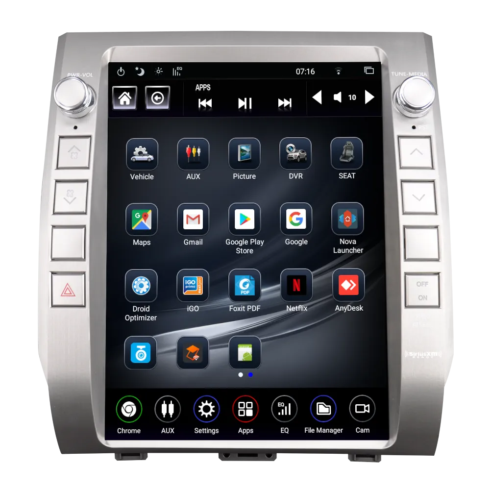 LinksWell TS-TYPU12-1RR-5B - 12.1″ Android Radio for the 2014-up Toyota Tundra