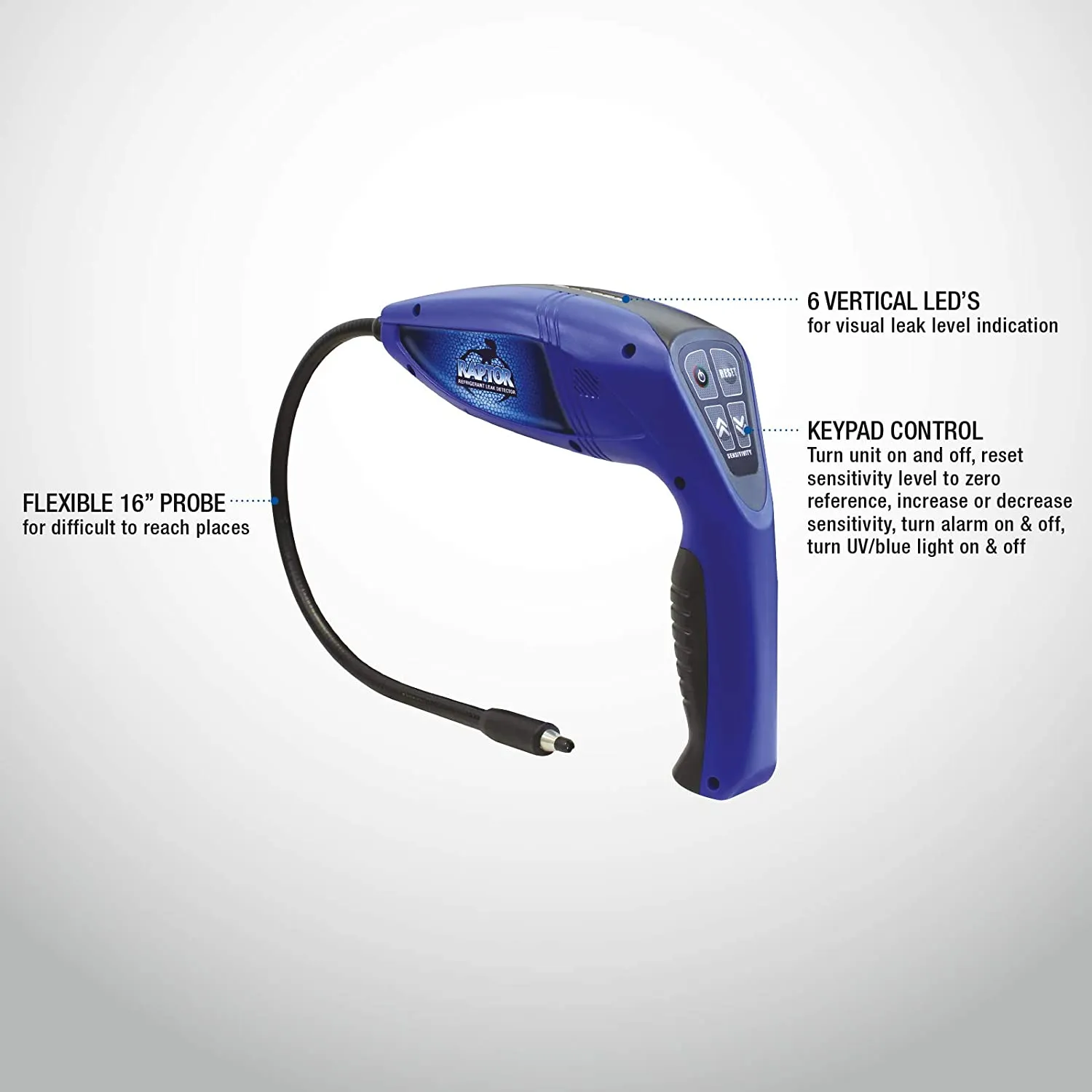 Mastercool 56100 "Raptor" Electronic Refrigerant Leak Detector