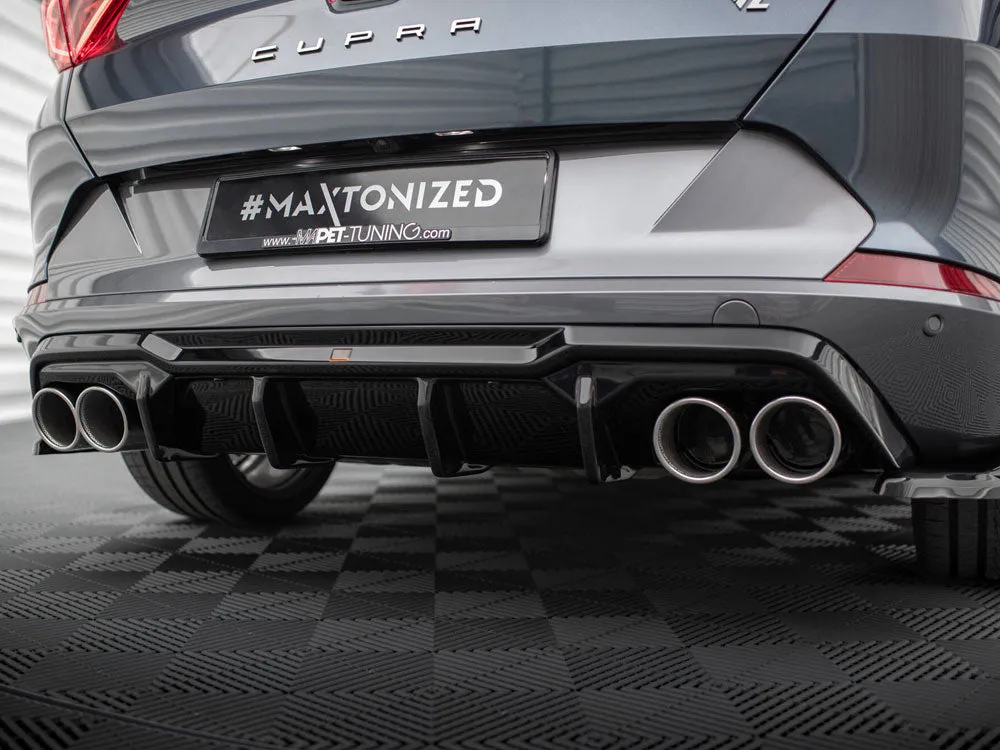 Maxton Design - Rear Valance V.3   Exhaust Ends Imitation Cupra Formentor Mk1
