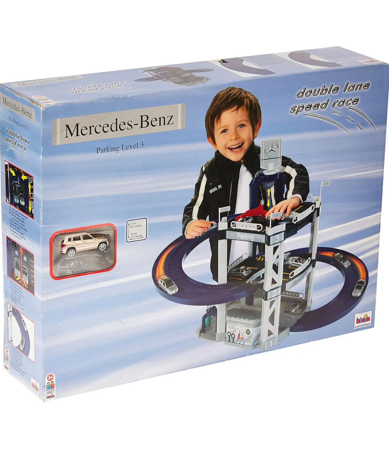 Mercedes-Benz Parking Level 3 Double Lane Speed Race