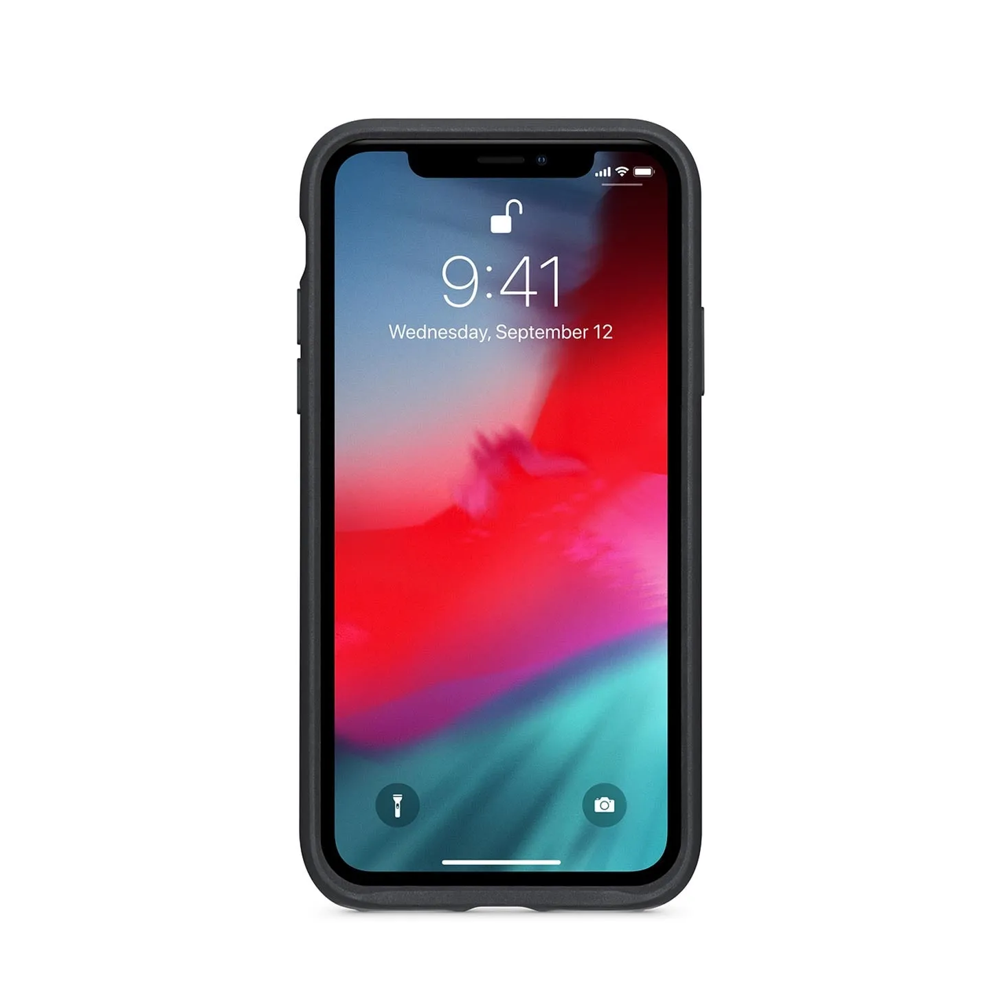Moment Photo Case Black Canvas for iPhone® XS Fully Compatible with Qi Wireless Charging