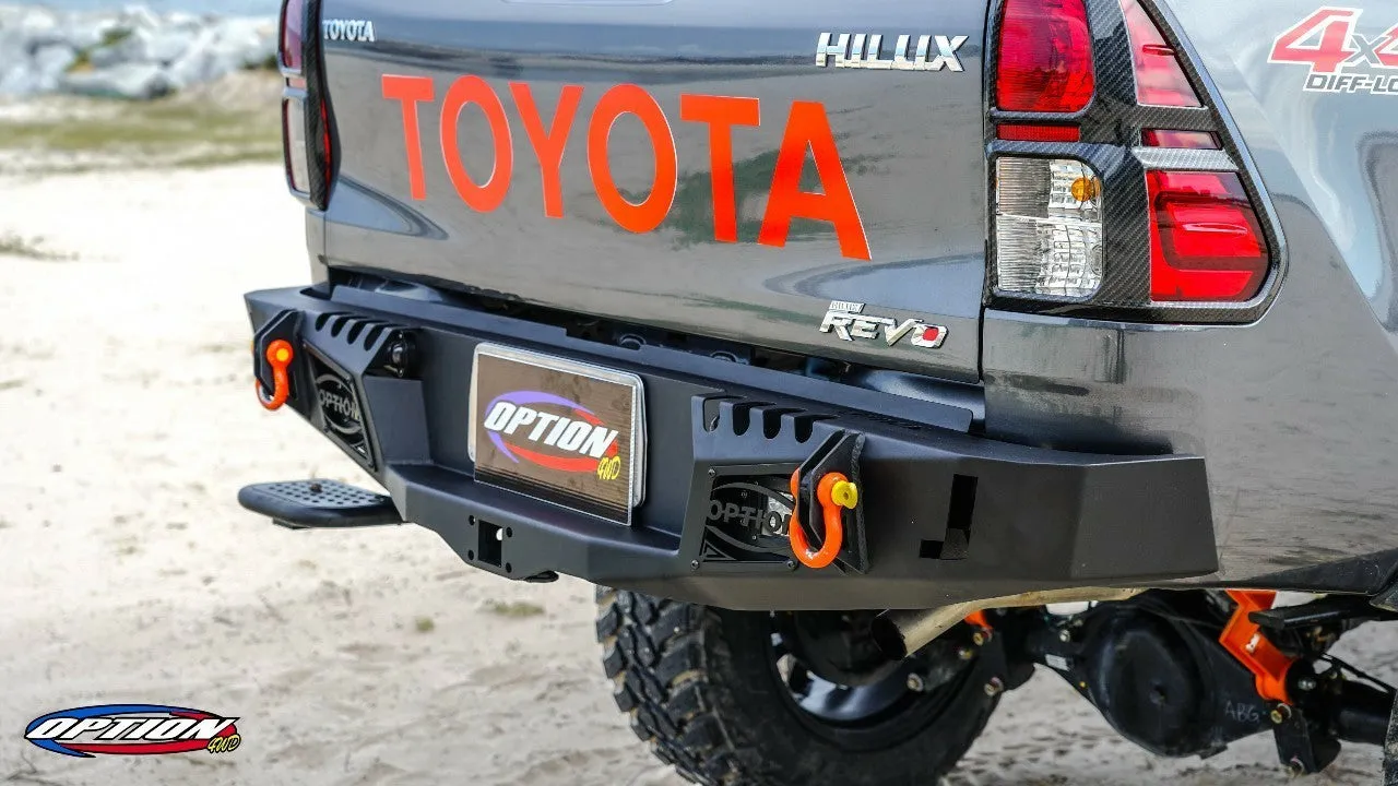 N80 TOYOTA HILUX REAR BAR & TOW HITCH ( 2015-2022 ) SPORT