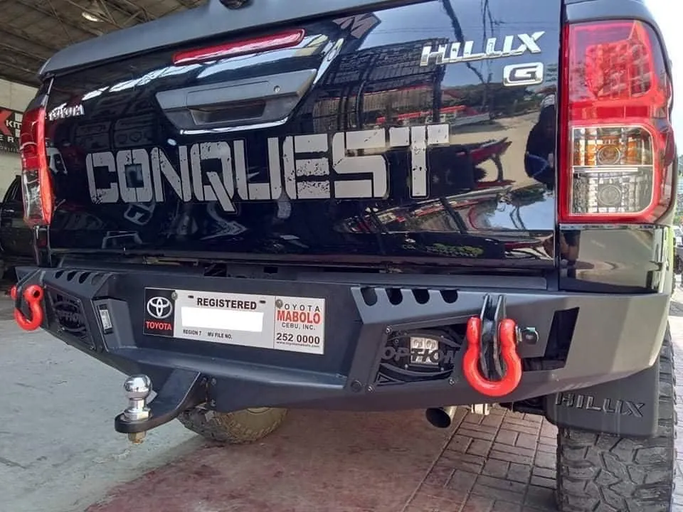 N80 TOYOTA HILUX REAR BAR & TOW HITCH ( 2015-2022 ) SPORT