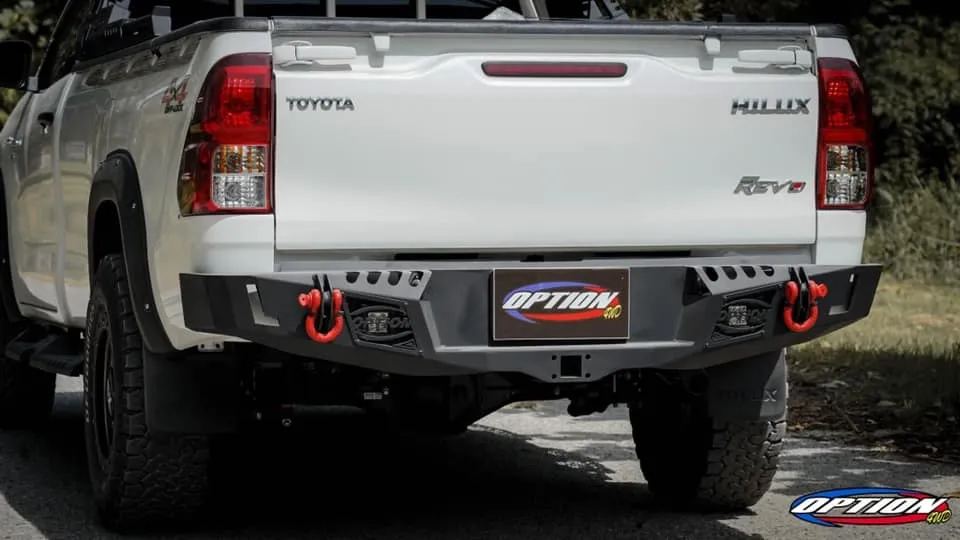 N80 TOYOTA HILUX REAR BAR & TOW HITCH ( 2015-2022 ) SPORT