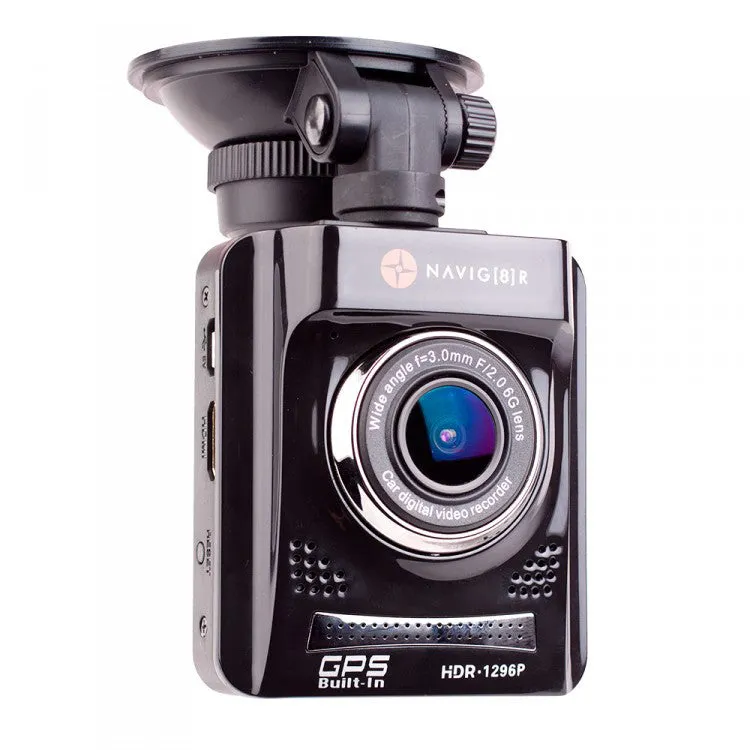 Navig8r Pro X UHD 1296p in Car Digital Video Recorder with GPS Map Display