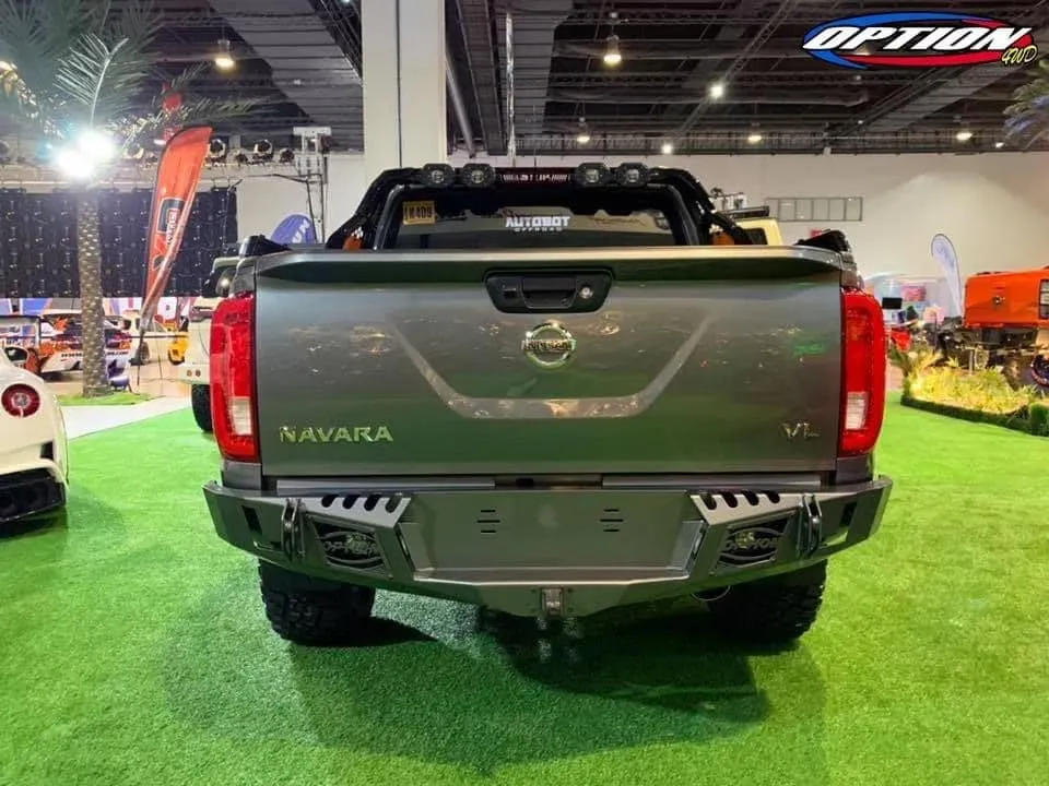 NISSAN NAVARA 2015-2019 REAR BAR WITH 2" HITCH ( SPORT )