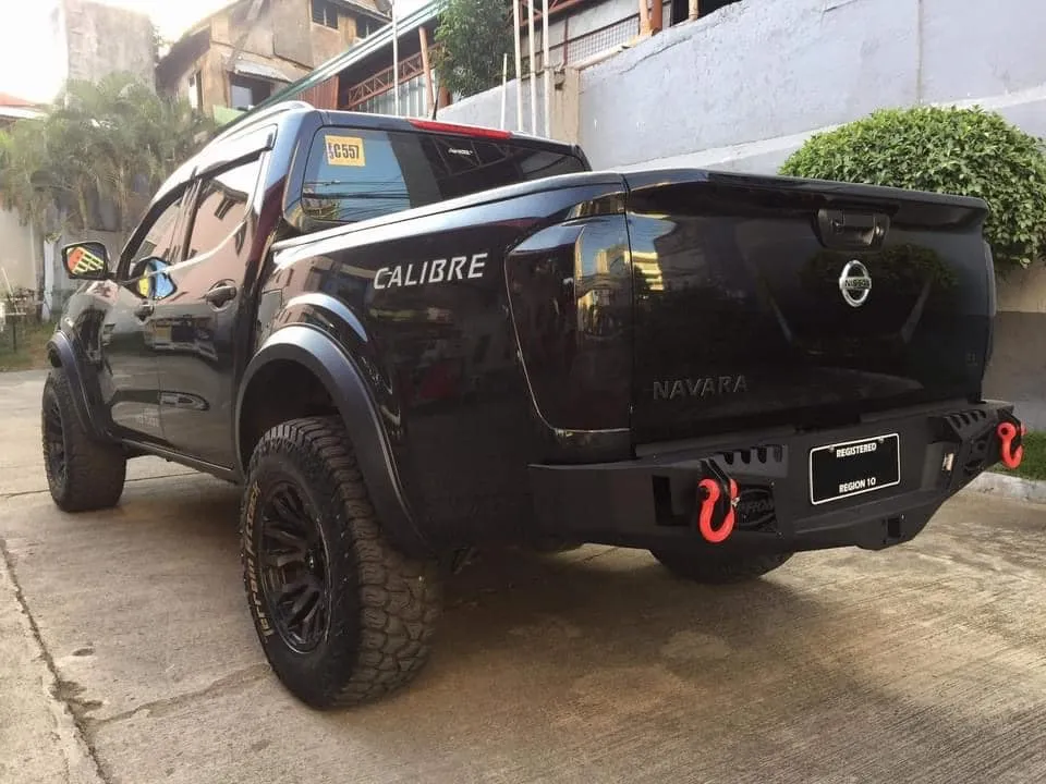 NISSAN NAVARA 2015-2019 REAR BAR WITH 2" HITCH ( SPORT )