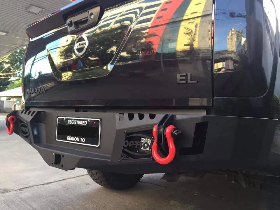 NISSAN NAVARA 2015-2019 REAR BAR WITH 2" HITCH ( SPORT )