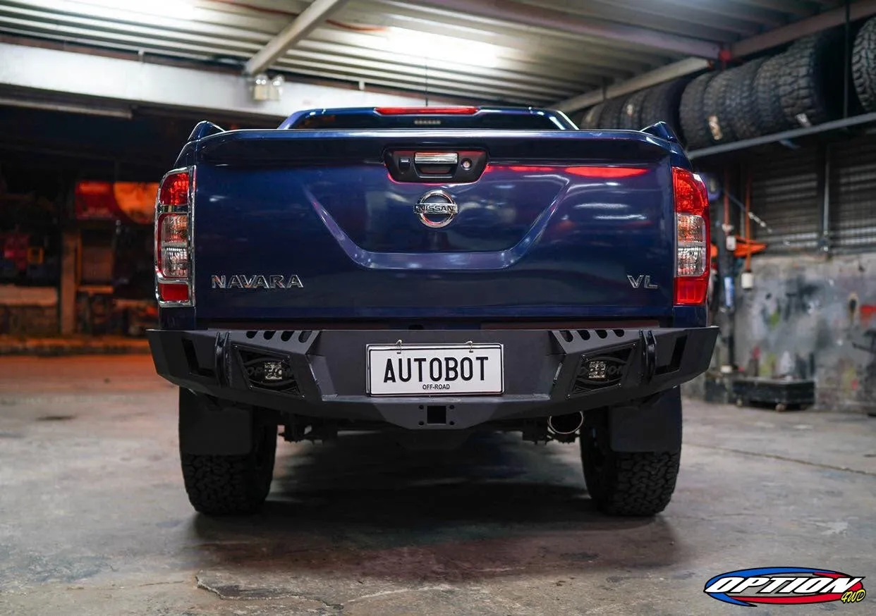 NISSAN NAVARA 2015-2019 REAR BAR WITH 2" HITCH ( SPORT )