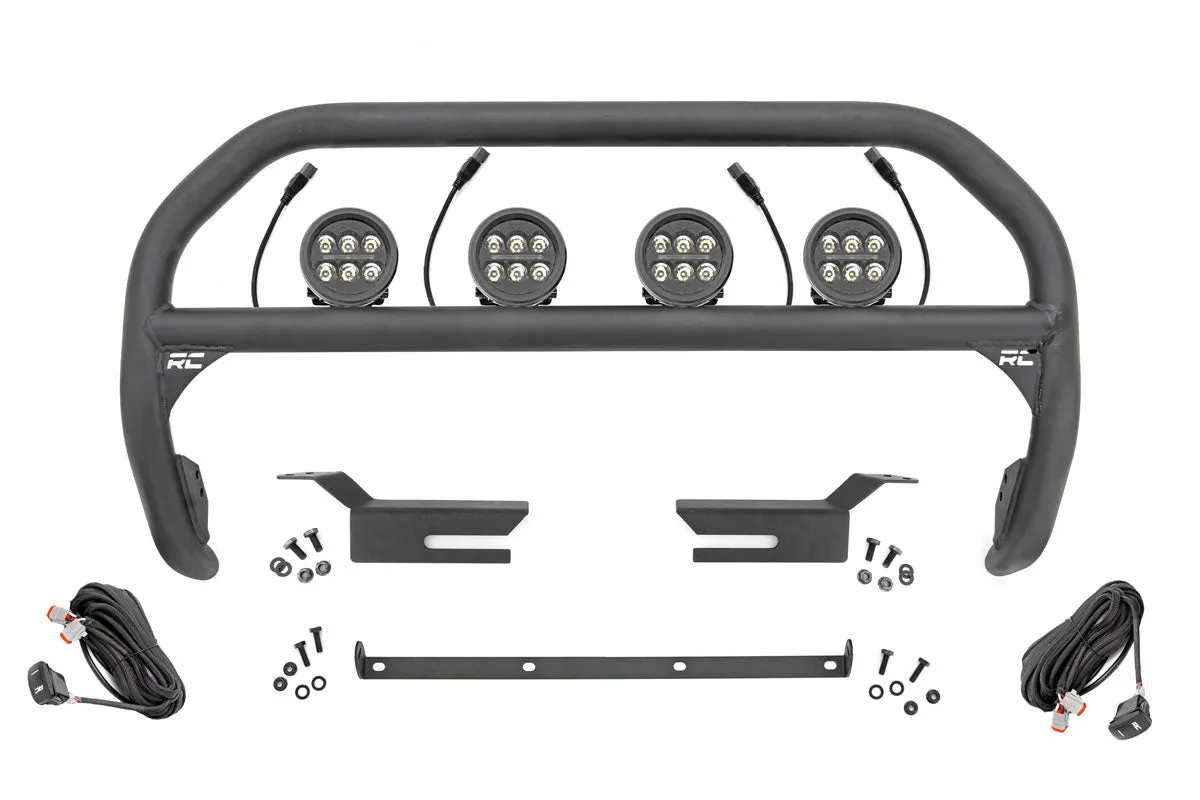Nudge Bar - 3.5 Inch Round Led (x4) - Ford Bronco 4WD (2021-2023)