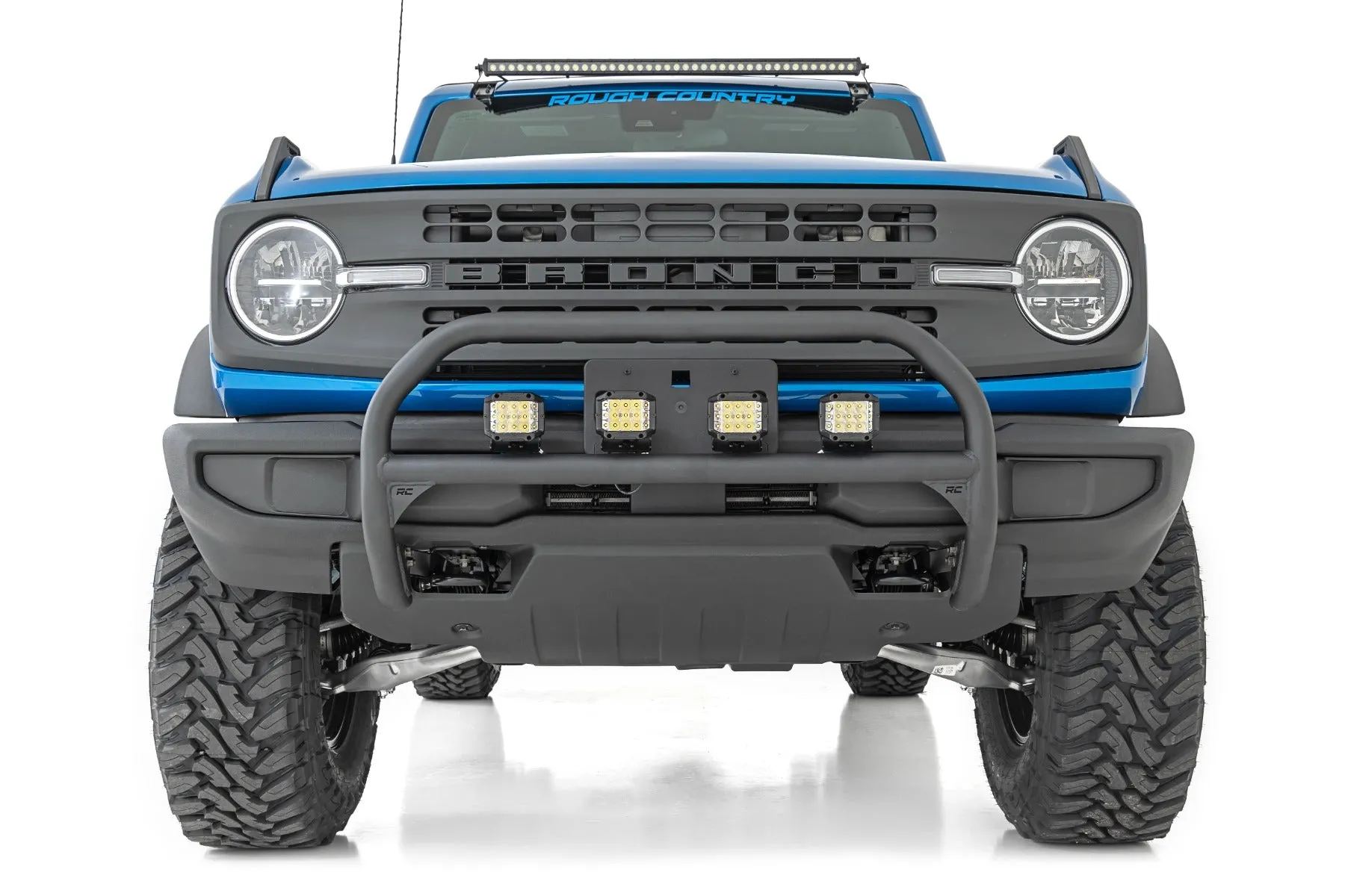 Nudge Bar - 3.5 Inch Round Led (x4) - Ford Bronco 4WD (2021-2023)