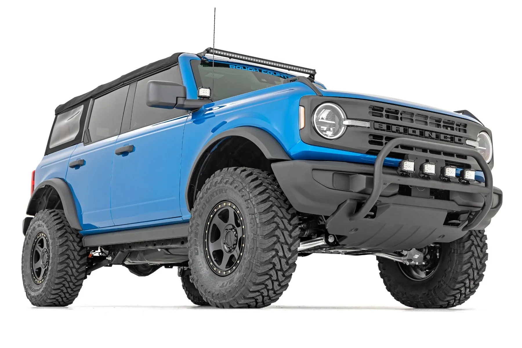 Nudge Bar - 3.5 Inch Round Led (x4) - Ford Bronco 4WD (2021-2023)