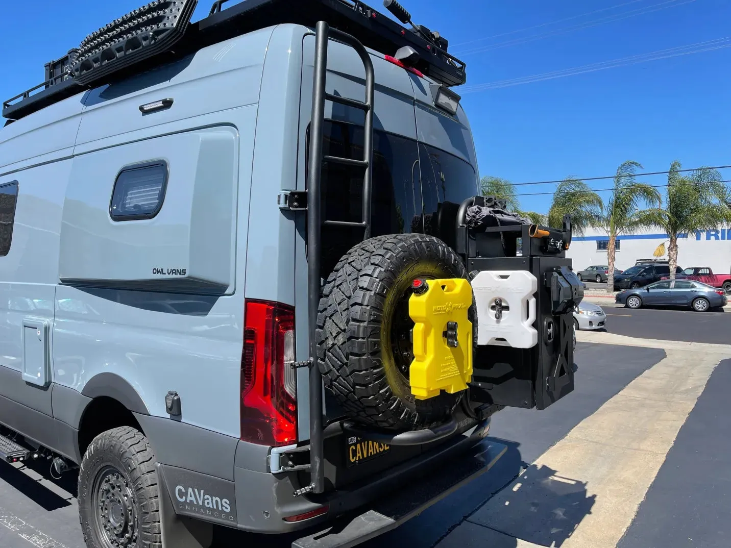 OWL LADDER   TIRE CARRIER - SPRINTER VS30 (2019-PRESENT & 2020-2021 REVEL/STORYTELLER)