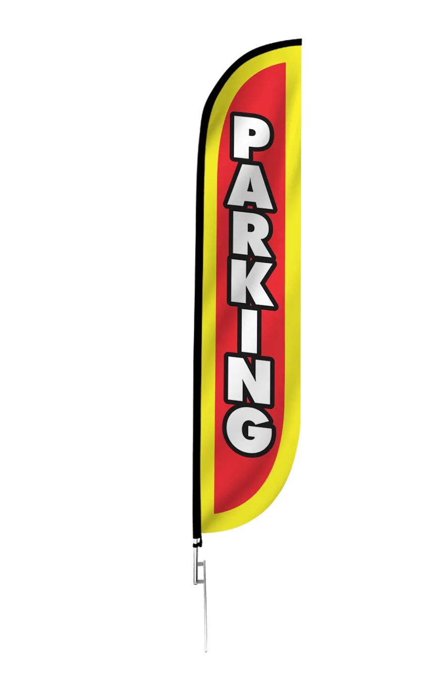 Parking Feather Flag