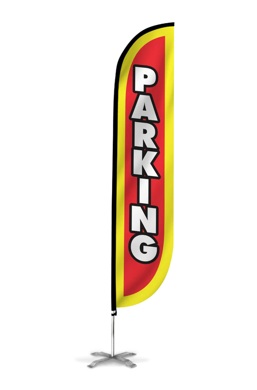 Parking Feather Flag