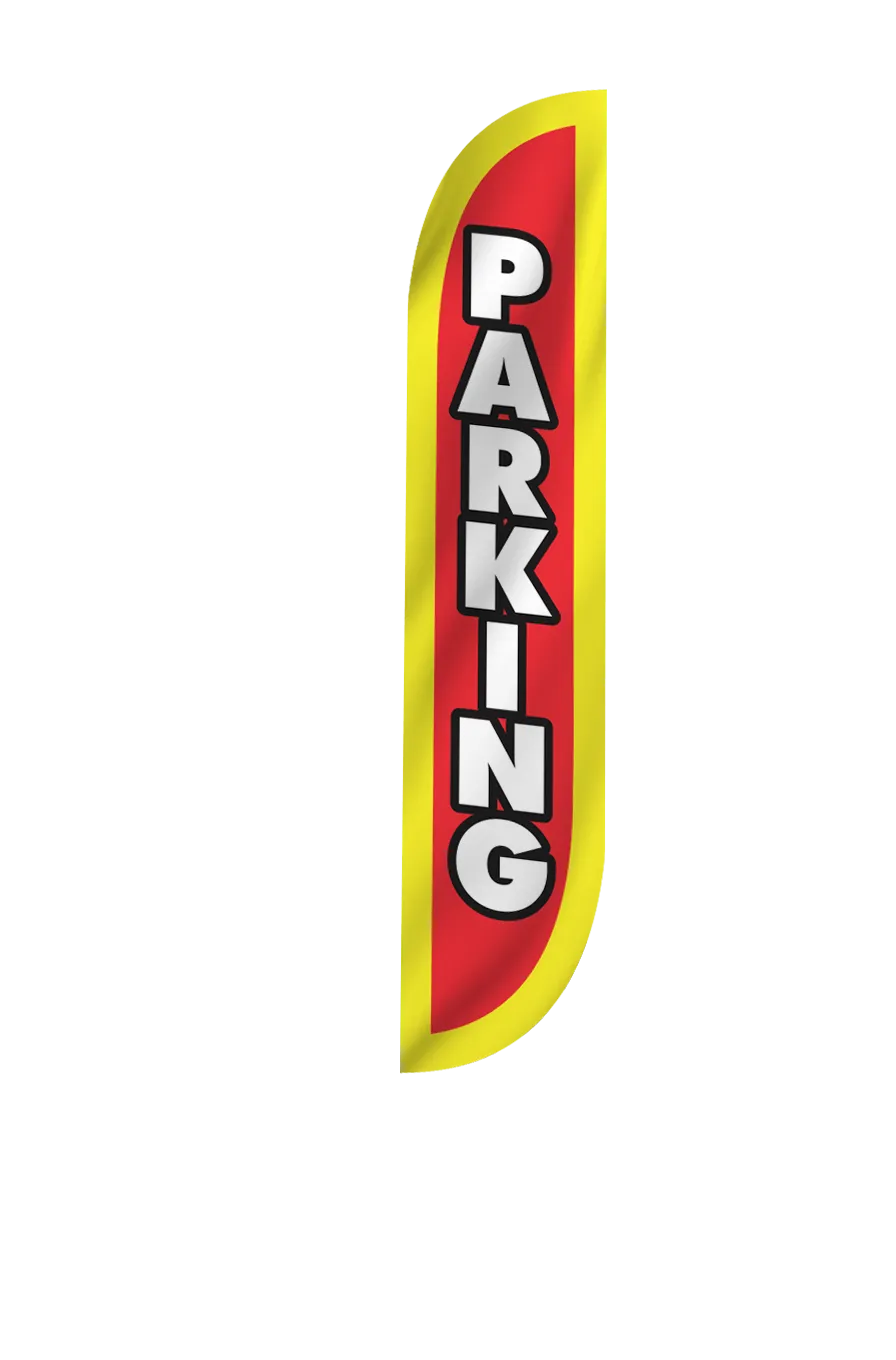 Parking Feather Flag