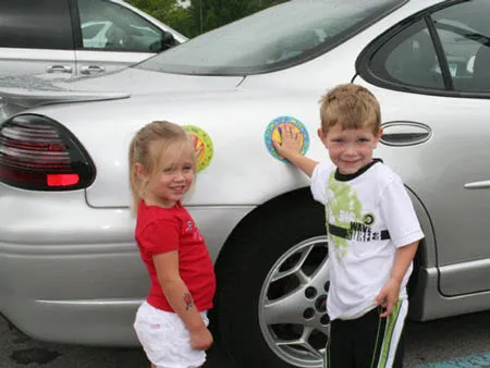 Parking Pal Magnetic Hand Print for the Car